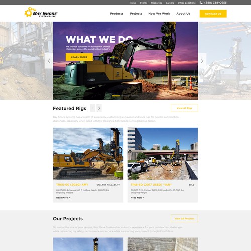 Webdesign for Bay Shore Systems