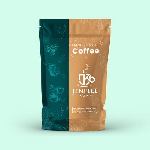 Stand up pouch label design