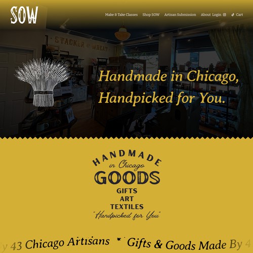 SOW Handmade Ecommerce Design