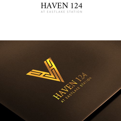 Creative logo concept for Haven 124