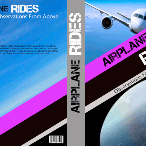 Design E Book cover for Airplane Rides - Observations From Above