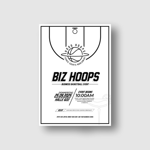 BUSINESS BASKETBALL INVITATION