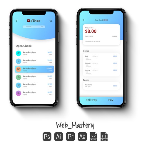 Credit Card App UI