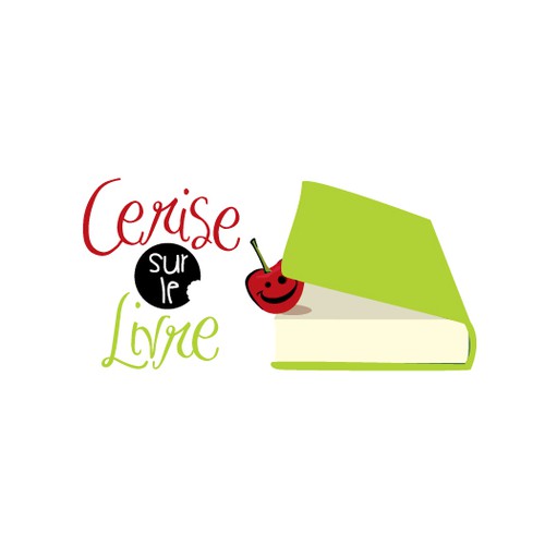 Cerise sur le Livre a besoin d'un nouveau logo / New logo for the bookshop Cerise sur le Livre