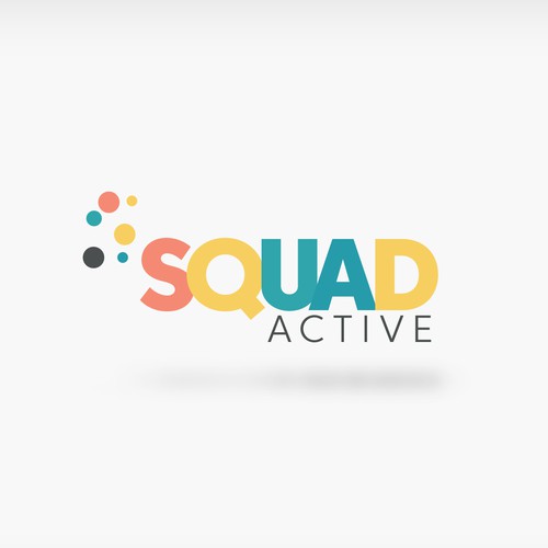 Fun, Energetic Logo for Squad Active