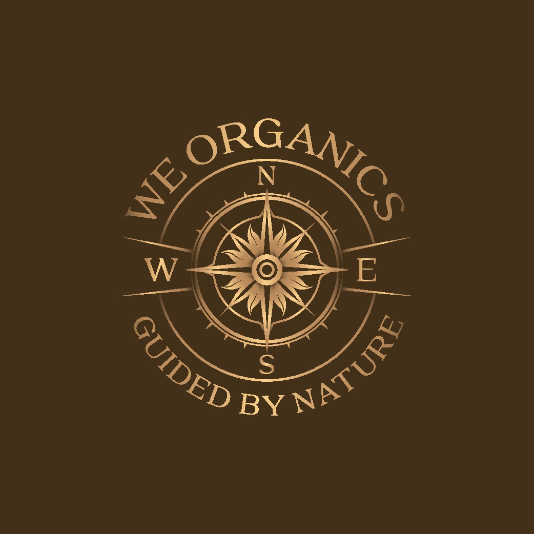 Design a timeless compass rose logo for a premium herbal beauty & wellness brand.