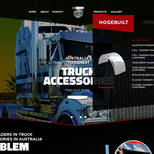 Truck Accessories Web Page