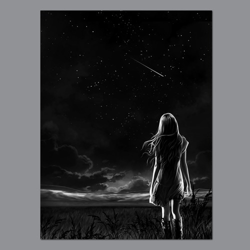 Night sky for custom book plates