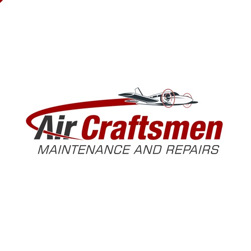 Logo for aviation maintenance company