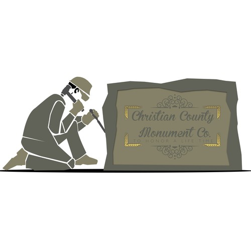Create a NEW logo that exudes CLASS and TRADITION for our MONUMENT COMPANY!
