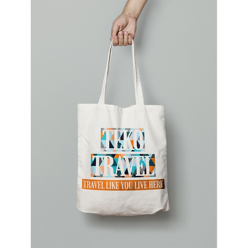 Teko Travel totebag design