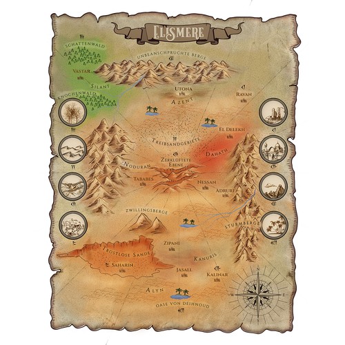 Fantasy World Map