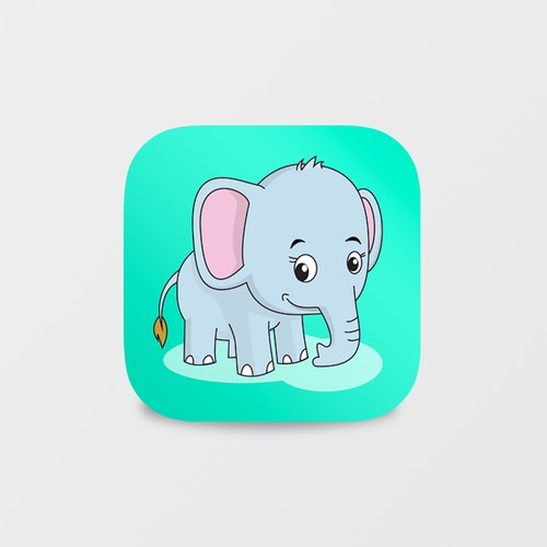 cute elephant  cartoon