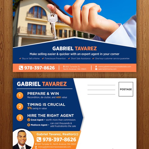 Top real estate agent looking for SMASHING design for postcard!!!