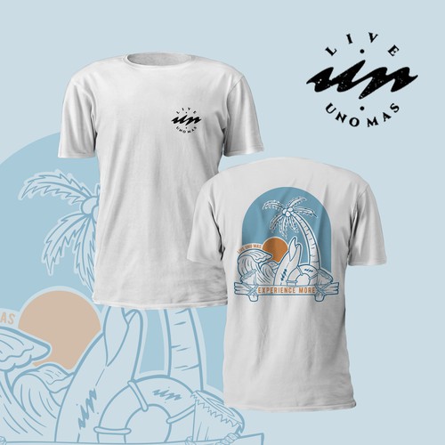 Live Uno Mas T-shirt Design