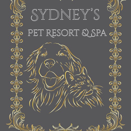Logo for Sydney's pet resort & spa