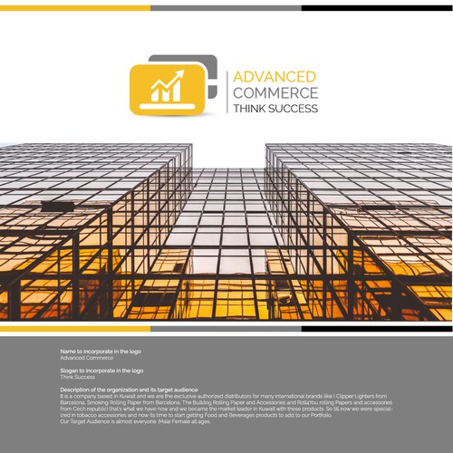 Modern minimalistic corporate concept for exclusive authorised distributors with growing portfolio of clients.