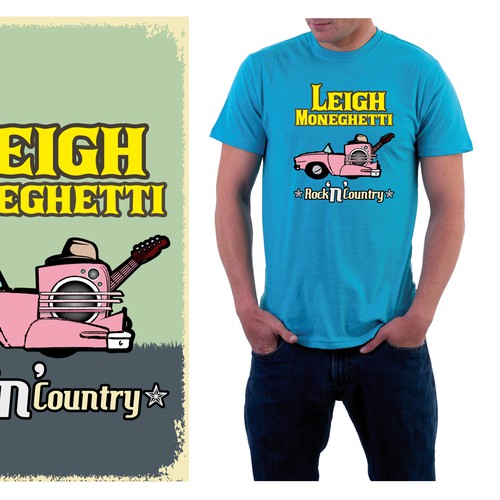 DESIGN A RETRO COUNTRY & ROCK 'N' ROLL ALBUM COVER