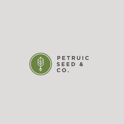 Geometric logo for seed farm