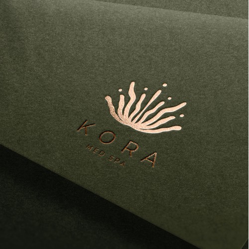 Handdrawn logo for med spa
