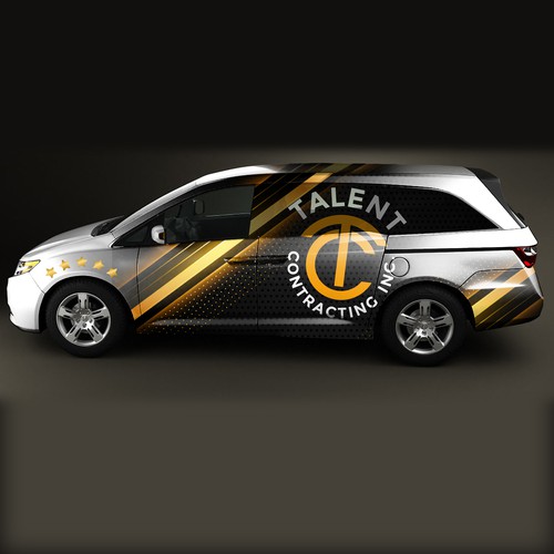 Talent car wrap