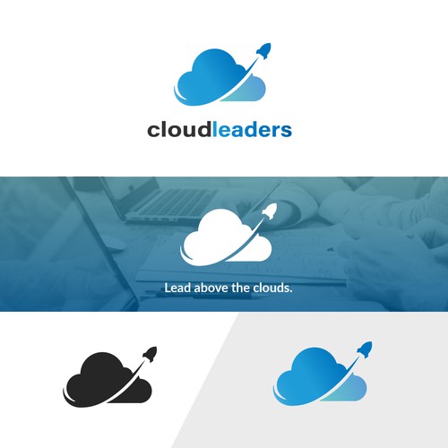  striking logo for new cloud service agency cloudleaders