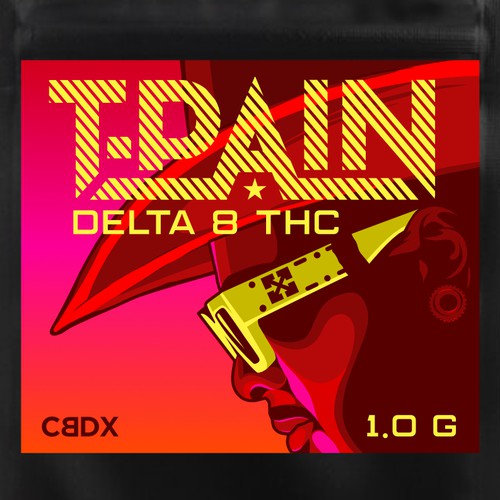 Label design for T-Pain Vape Product CBDX.com