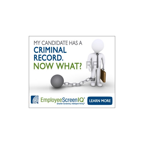 Create a banner ad for "My Candidate Has a Criminal Record. Now What?"campaign!