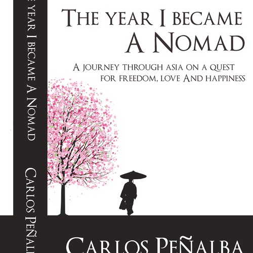 Cover design for a travelogue