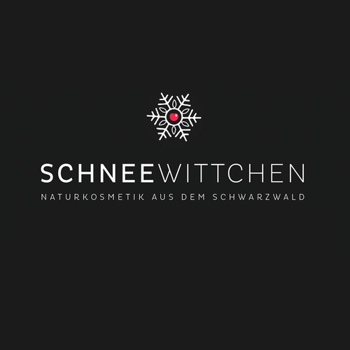 Logo for Snow White - cosmetic line from the black forest, Germany.