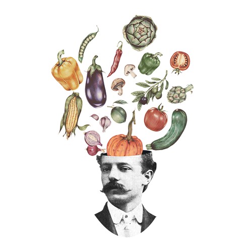 Papas label design