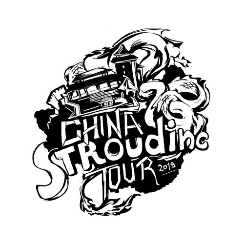 China Tour T-shirt design