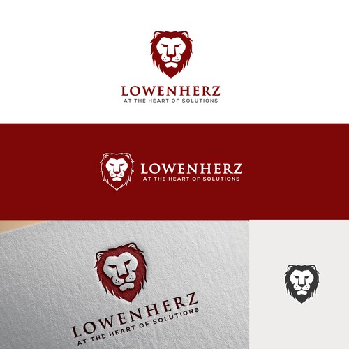 LION LOGO FOR LOWENHERZ