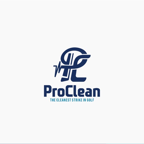 Golf stick logo