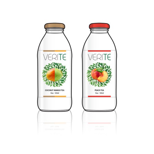 Ready to drink Fruit Tea label
