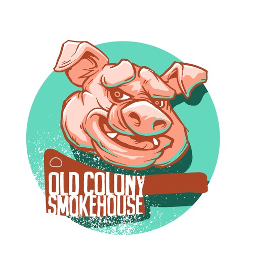 Pig design logo