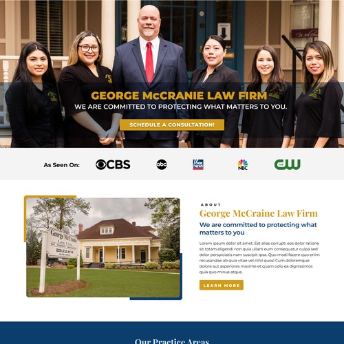 Law website design