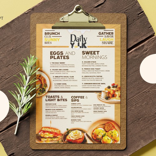 Menu Design Concept