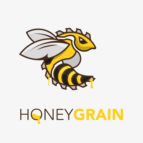 Woodwork honeybee logo