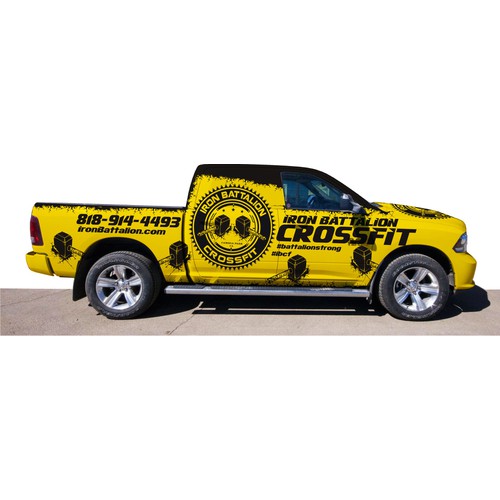 Wrap our truck!! 2015 RAM 1500 for Iron Battalion CrossFit.