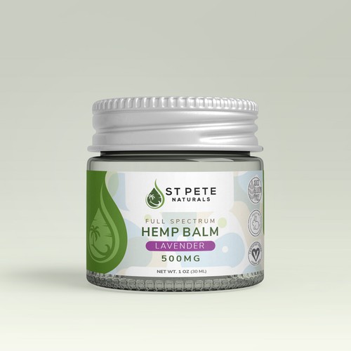 Label proposal for St Pete's Hemp Balm