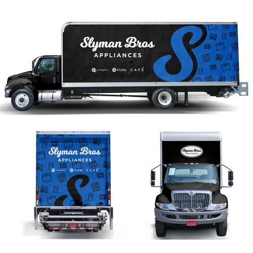 Logistical Company Truck Wrap Design for Appliance Retailer