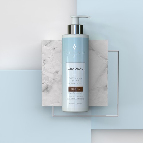 3D rendering for a lotion product