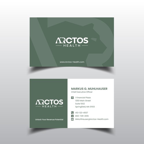 Business Card Design for Arctos Health