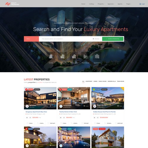 Real Estate agency website