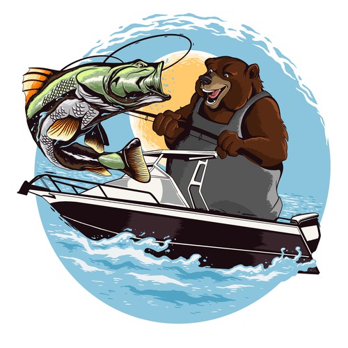 fishing t shirt design