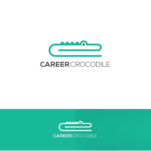 Logo concept for Career Crocodile