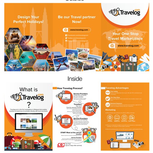 Travelog booklet