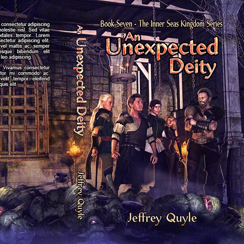 Ingenairii Press Book Cover for "An Unexpected Deity" fantasy novel