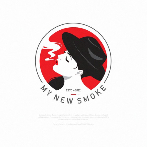 Logo Concept 4 'My New Smoke'